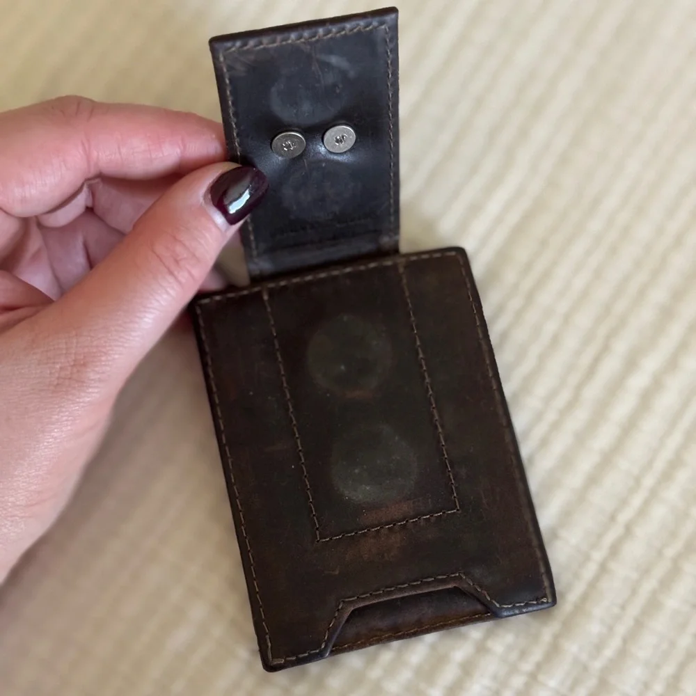 Zep-Pro Bass Leather MoneyClip